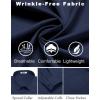 imageCOOFANDY Mens Dress Shirts Wrinkle Free Long Sleeve Button Down Shirts Formal Business ShirtNavy Blue