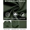imageCOOFANDY Mens Dress Shirts Wrinkle Free Long Sleeve Button Down Shirts Formal Business ShirtOlive Green