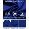 imageCOOFANDY Mens Dress Shirts Wrinkle Free Long Sleeve Button Down Shirts Formal Business ShirtRoyal Blue