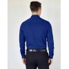 imageCOOFANDY Mens Dress Shirts Wrinkle Free Long Sleeve Button Down Shirts Formal Business ShirtRoyal Blue