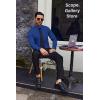 imageCOOFANDY Mens Dress Shirts Wrinkle Free Long Sleeve Button Down Shirts Formal Business ShirtRoyal Blue