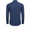 imageCOOFANDY Mens Dress Shirts Wrinkle Free Long Sleeve Button Down Shirts Formal Business ShirtWhite Patterned Blue