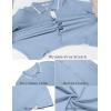 imageCOOFANDY Mens Knit Short Sleeve Button Down Shirt Vintage Polo Shirt Casual Summer Beach ShirtsAngel Falls