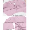 imageCOOFANDY Mens Knit Short Sleeve Button Down Shirt Vintage Polo Shirt Casual Summer Beach ShirtsIcy Pink