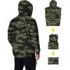 imageCOOFANDY Mens Packable Rain Jacket Lightweight Waterproof Raincoat with Hood Travel Hiking Golf WindbreakerForest Camouflage