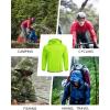imageCOOFANDY Mens Packable Rain Jacket Lightweight Waterproof Raincoat with Hood Travel Hiking Golf WindbreakerGreen