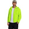imageCOOFANDY Mens Packable Rain Jacket Lightweight Waterproof Raincoat with Hood Travel Hiking Golf WindbreakerGreen