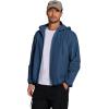 imageCOOFANDY Mens Packable Rain Jacket Lightweight Waterproof Raincoat with Hood Travel Hiking Golf WindbreakerNavy Blue