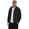 imageCOOFANDY Mens Packable Rain Jacket Lightweight Waterproof Raincoat with Hood Travel Hiking Golf WindbreakerSolid Black