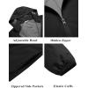 imageCOOFANDY Mens Packable Rain Jacket Lightweight Waterproof Raincoat with Hood Travel Hiking Golf WindbreakerSolid Black
