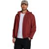 imageCOOFANDY Mens Packable Rain Jacket Lightweight Waterproof Raincoat with Hood Travel Hiking Golf WindbreakerWine Red