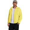 imageCOOFANDY Mens Packable Rain Jacket Lightweight Waterproof Raincoat with Hood Travel Hiking Golf WindbreakerYellow
