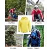 imageCOOFANDY Mens Packable Rain Jacket Lightweight Waterproof Raincoat with Hood Travel Hiking Golf WindbreakerYellow