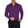 imageCOOFANDY Mens Dress Shirts Wrinkle Free Long Sleeve Button Down Shirts Formal Business ShirtPurple