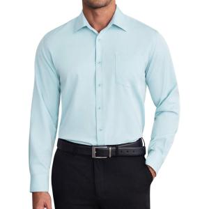 imageCOOFANDY Mens Dress Shirts Wrinkle Free Long Sleeve Button Down Shirt Formal Business ShirtsLight Blue