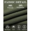 imageCOOFANDY Mens T Shirts Casual Short Sleeve Crewneck Shirts Solid Textured Knit Pullover TeesArmy Green