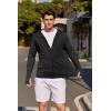 imageCOOFANDY Mens UPF 50 Light Jacket Full Zip Sun Protection Hoodie Long Sleeve Sun Shirts UV Fishing Hiking Athletic RunningBlack