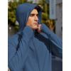 imageCOOFANDY Mens UPF 50 Light Jacket Full Zip Sun Protection Hoodie Long Sleeve Sun Shirts UV Fishing Hiking Athletic RunningNavy Blue
