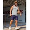 imageCOOFANDY Mens Workout Tank Tops UPF 50 Sleeveless Gym Muscle Shirts Cooling Quick Dry Bodybuilding Tanks 23 Pack for BeachBlackDark BlueLight Gray