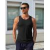 imageCOOFANDY Mens Workout Tank Tops UPF 50 Sleeveless Gym Muscle Shirts Cooling Quick Dry Bodybuilding Tanks 23 Pack for BeachBlackLight Blue