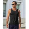 imageCOOFANDY Mens Workout Tank Tops UPF 50 Sleeveless Gym Muscle Shirts Cooling Quick Dry Bodybuilding Tanks 23 Pack for BeachBlackLight Gray