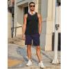imageCOOFANDY Mens Workout Tank Tops UPF 50 Sleeveless Gym Muscle Shirts Cooling Quick Dry Bodybuilding Tanks 23 Pack for BeachBlackLight Gray
