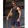 imageCOOFANDY Mens Workout Tank Tops UPF 50 Sleeveless Gym Muscle Shirts Cooling Quick Dry Bodybuilding Tanks 23 Pack for BeachBlackLight Gray