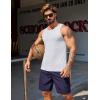 imageCOOFANDY Mens Workout Tank Tops UPF 50 Sleeveless Gym Muscle Shirts Cooling Quick Dry Bodybuilding Tanks 23 Pack for BeachBlackWhiteLight Gray