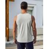 imageCOOFANDY Mens Workout Tank Tops UPF 50 Sleeveless Gym Muscle Shirts Cooling Quick Dry Bodybuilding Tanks 23 Pack for BeachBlackWhiteLight Gray