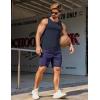imageCOOFANDY Mens Workout Tank Tops UPF 50 Sleeveless Gym Muscle Shirts Cooling Quick Dry Bodybuilding Tanks 23 Pack for BeachLight GrayNavy BlueLight Green