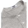 imageCOOFANDY Mens Casual Summer Beach Henley Shirt Band Collar Lightweight Hippie Tee ShirtsLight Khaki