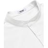 imageCOOFANDY Mens Casual Summer Beach Henley Shirt Band Collar Lightweight Hippie Tee ShirtsWhite