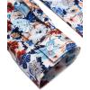 imageCOOFANDY Mens Floral Button Down Long Sleeve Hawaiian Shirt Flower Printed Tropical Beach ShirtsBlue Floral