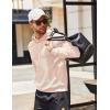 imageCOOFANDY Mens Hooded Sweatshirts Long Sleeve Casual Waffle Knit Pullover Hoodies with Kanga PocketLight Khaki
