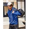 imageCOOFANDY Mens Hooded Sweatshirts Long Sleeve Casual Waffle Knit Pullover Hoodies with Kanga PocketRoyal Blue