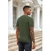 imageCOOFANDY Mens Knit TShirts Summer Waffle Shirts Vintage Shirts Short Sleeve Crew Neck Tee Shirt Casual Crochet TopArmy Green