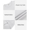 imageCOOFANDY Mens Knit TShirts Summer Waffle Shirts Vintage Shirts Short Sleeve Crew Neck Tee Shirt Casual Crochet TopWhite