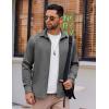 imageCOOFANDY Mens Long Sleeve Button Down Shirts Casual Untucked Shirts Stretch ShirtsGrey