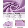 imageCOOFANDY Mens Long Sleeve Button Down Shirts Casual Untucked Shirts Stretch ShirtsLight Purple