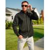 imageCOOFANDY Mens Long Sleeve Wrinkle Free Shirts Casual Button Down Shirt Stretch Dress ShirtBlack