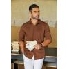 imageCOOFANDY Mens Long Sleeve Wrinkle Free Shirts Casual Button Down Shirt Stretch Dress ShirtBrown