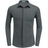 imageCOOFANDY Mens Long Sleeve Wrinkle Free Shirts Casual Button Down Shirt Stretch Dress ShirtDark Grey