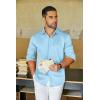 imageCOOFANDY Mens Long Sleeve Wrinkle Free Shirts Casual Button Down Shirt Stretch Dress ShirtLight Blue