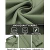 imageCOOFANDY Mens Long Sleeve Wrinkle Free Shirts Casual Button Down Shirt Stretch Dress ShirtMoon Green