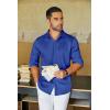 imageCOOFANDY Mens Long Sleeve Wrinkle Free Shirts Casual Button Down Shirt Stretch Dress ShirtSapphire Blue