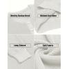 imageCOOFANDY Mens Waffle Henley Shirts Crewneck Lightweight Sweater Long Sleeve Causal Knitted Pullover T ShirtWhite