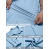 imageCOOFANDY Mens Wrinkle Free Dress Shirts Long Sleeve Untucked Shirts Casual Button Down ShirtsBlue