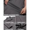 imageCOOFANDY Mens Wrinkle Free Dress Shirts Long Sleeve Untucked Shirts Casual Button Down ShirtsDark Gray