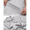 imageCOOFANDY Mens Wrinkle Free Dress Shirts Long Sleeve Untucked Shirts Casual Button Down ShirtsLight Grey