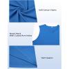 imageCOOFANDY Casual Sleeveless Shirts for Men Cotton V Neck Tank Tops Summer 2 Pack Workout Gym Muscle TeeBlackBlue